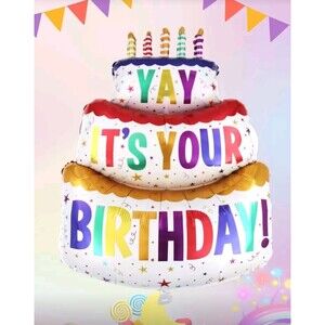 " IT'S YOUR BIRTHDAY" Foil Balloon 40"